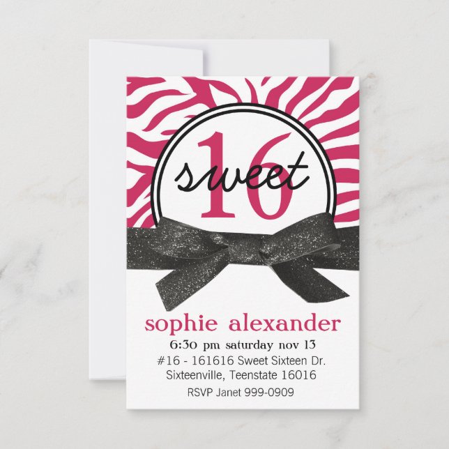 Niedliches Party des heißes Einladung (Vorderseite)