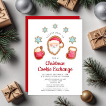Niedliches Party für den Weihnachtskochtausch