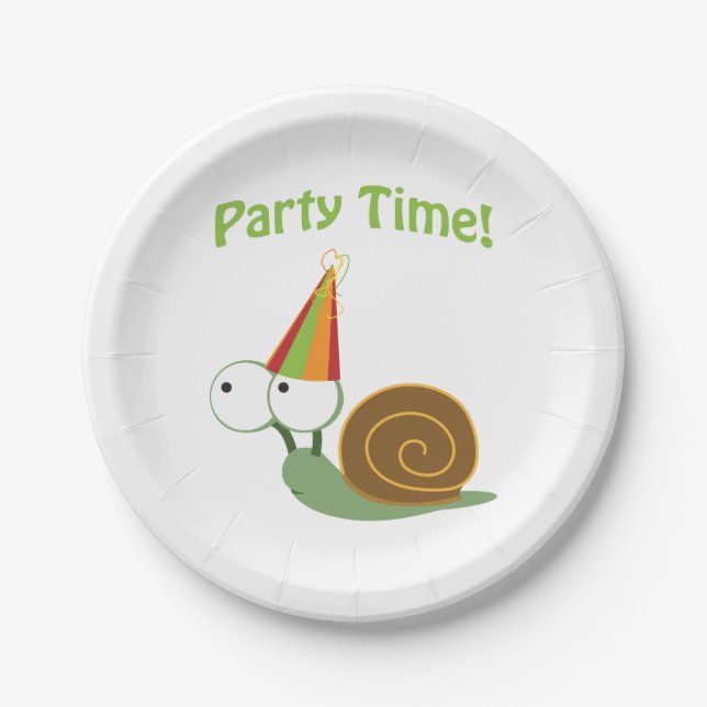 Niedliches Party Pappteller (Vorderseite)