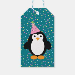 Niedliches Party Pinguin Geschenkanhänger