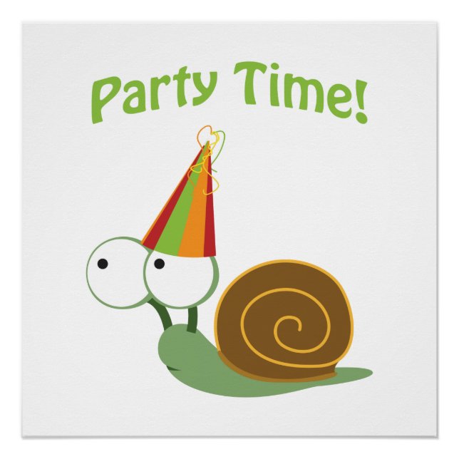 Niedliches Party Poster (Vorderseite)