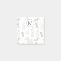Niedliches Pastel Baby-Tiermuster