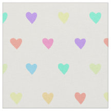 Niedliches Pastel-Regenbogen-Herzmuster