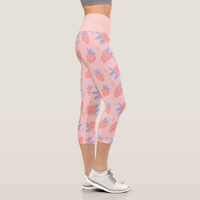 Niedliches Pastellrosa Capri Leggings (Rechts)