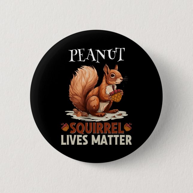 Niedliches Peanut Eichhörnchen lebt Wildtiere Frau Button (Vorderseite)