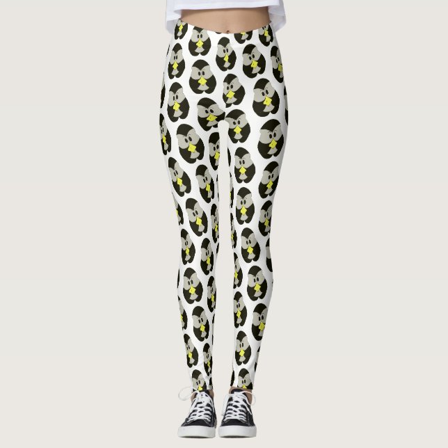 niedliches Pengu-Pinguin-Muster für Leggings (Vorderseite)