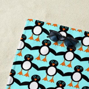 Niedliches Penguin Beach Handtuch