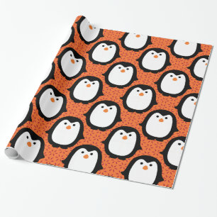Niedliches Penguin-Muster Geschenkpapier