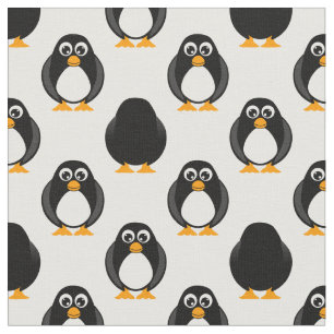 Niedliches Penguin-Muster Stoff