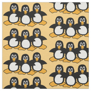 Niedliches Penguins-Muster Stoff