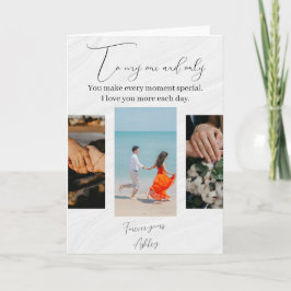 Niedliches Personalisiert Happy Valentines Day Fot Dankeskarte