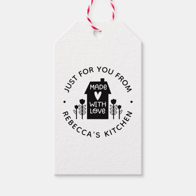 Niedliches Personalisiertes aus Liebe-Geschenkpapi Geschenkanhänger (Vorderseite)