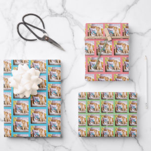 Niedliches Personalisiertes Foto Geschenkpapier Set