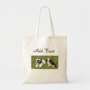 Niedliches personalisiertes Foto und Name Tote Bag Tragetasche