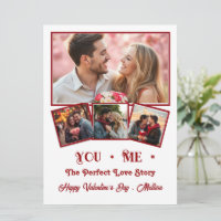 Niedliches Personalisiertes Foto Valentinstag