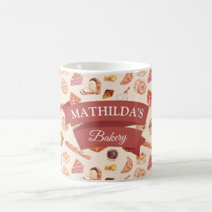 Niedliches personalisiertes Gebäck Kaffeetasse