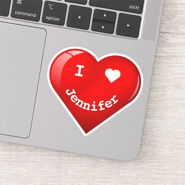 Niedliches Personalisiertes ich herbe glücklich Ge Aufkleber (Detail)