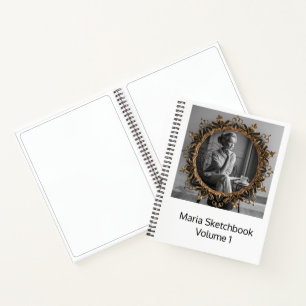 Niedliches personalisiertes Kinderskizzenbuch Notizbuch