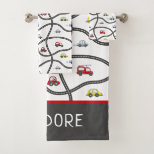 Niedliches Personalisiertes Kinderwagen Badhandtuch Set