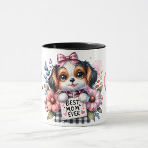 Niedliches Personalisiertes Muttertagsangebot/Hund Tasse