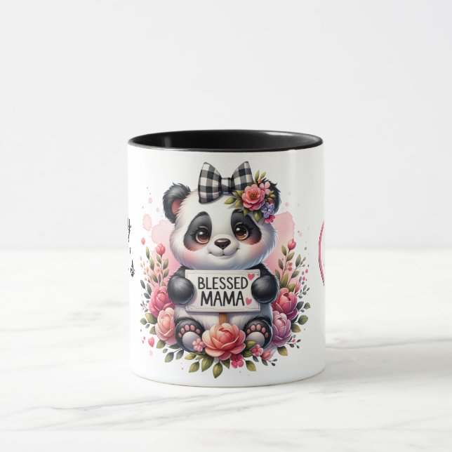 Niedliches Personalisiertes Muttertagsangebot/Pand Tasse (Zentrum)