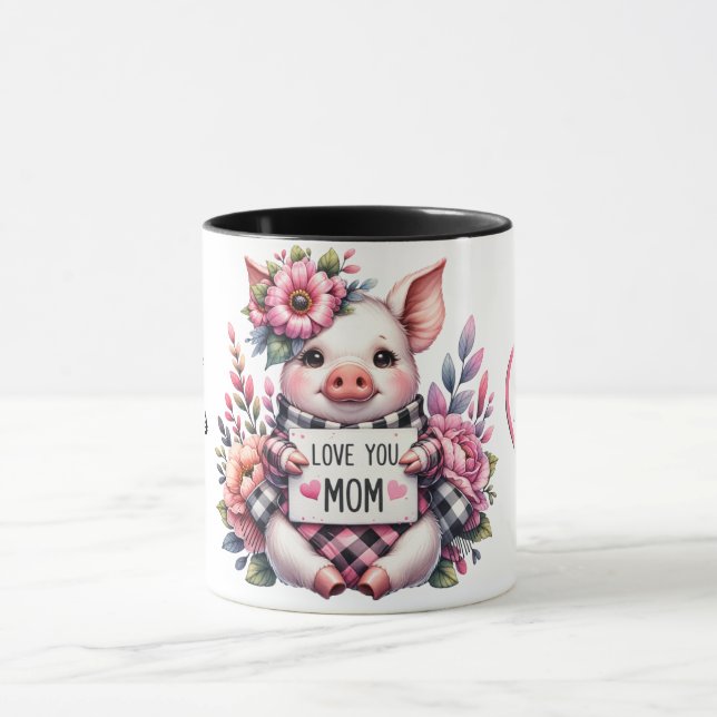 Niedliches Personalisiertes Muttertagsangebot/Schw Tasse (Zentrum)