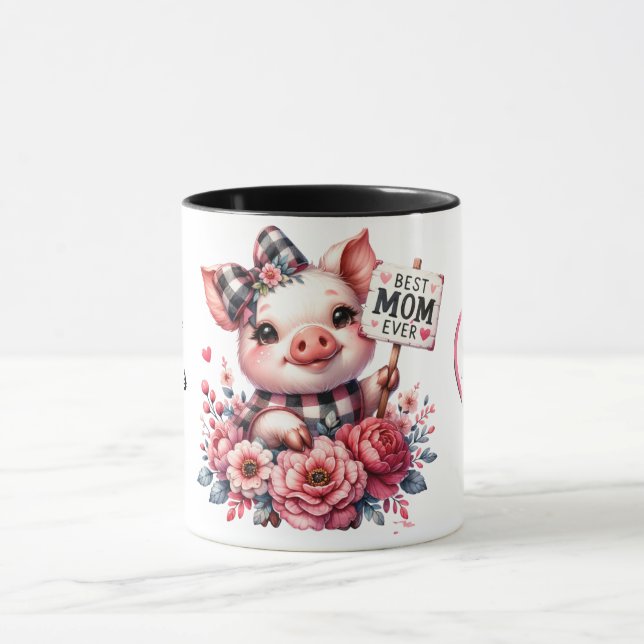 Niedliches Personalisiertes Muttertagsangebot/Schw Tasse (Zentrum)
