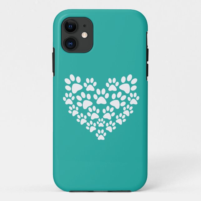 Niedliches Pet Pad Print Heft Case-Mate iPhone Hülle (Rückseite)