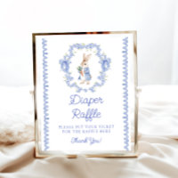 Niedliches Peter Rabbit Baby Duschdusche Windeln R