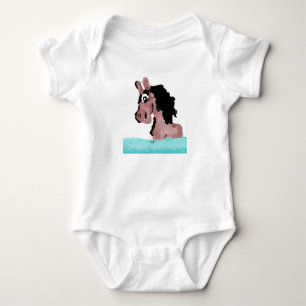 Niedliches Pferd Baby Strampler