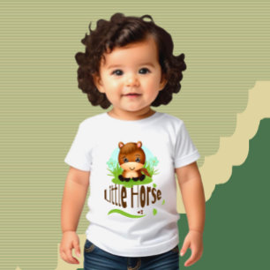 Niedliches Pferd Baby T-shirt