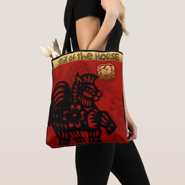 Niedliches Pferd Chinesisches Neujahr Zodiac Gebur (Von Nahem)