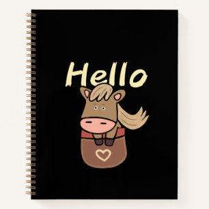 Niedliches Pferd Notizbuch