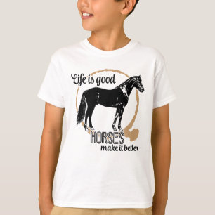 Niedliches Pferd Reitpferde Hof T-Shirt