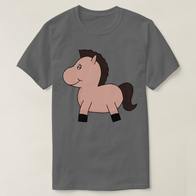 Niedliches Pferd T-Shirt (Design vorne)