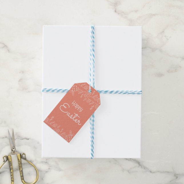 Niedliches Pfirsicheier Geschenkanhänger (Mit Garn)