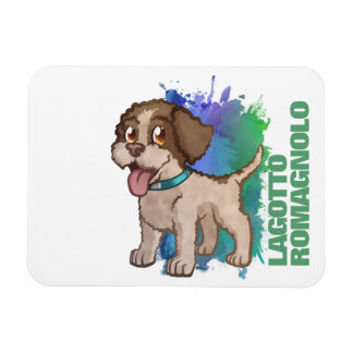Niedliches Pflaster Lagotto Romagnolo Truffle Welp Magnet