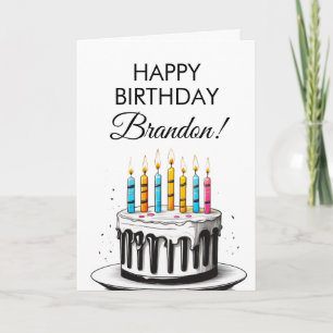 Niedliches Piano Keys Cake Pianist Geburtstag Karte