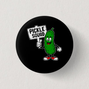 Niedliches Pickle Quad Sign Cucumber Pickle Lover  Button