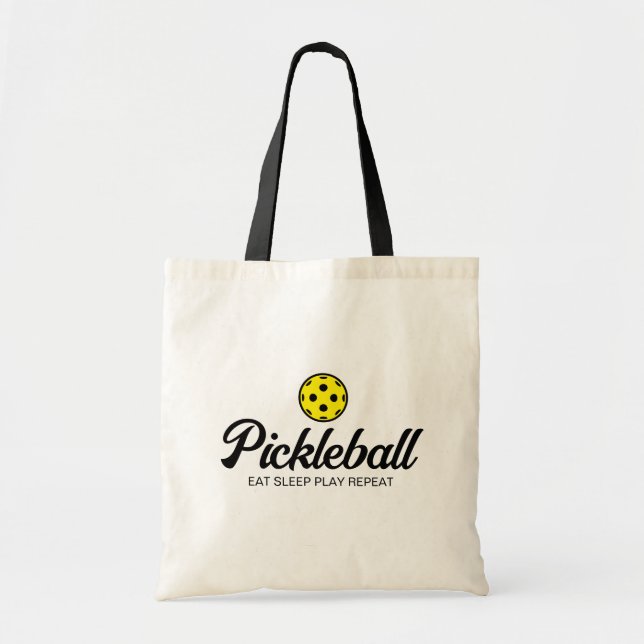 Niedliches Pickleball-Taschengeschenk für Spieler  Tragetasche (Vorne)