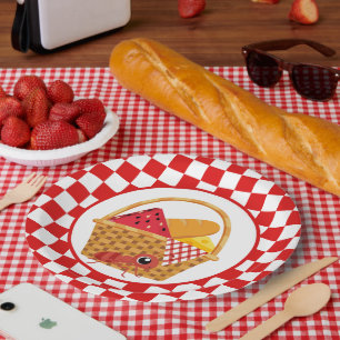 niedliches Picknick-Ameise-Party Pappteller