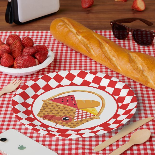 niedliches Picknick-Ameise-Party Pappteller (Picknick)