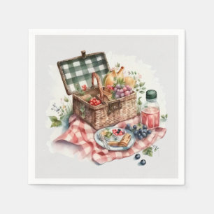 niedliches Picknick Party Liebhaber Paper Tellers Serviette