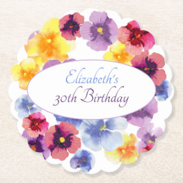 Niedliches Picnic Garden Party Farbenfrohe Blume G Untersetzer