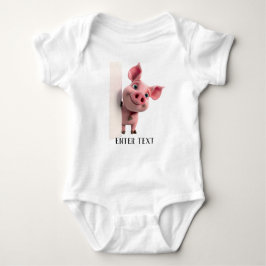 Niedliches Pig-Peking-Baby-Bodysuit im benutzerdef Baby Strampler