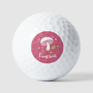Niedliches Pilz   Emma   Personalisieren   Golfball