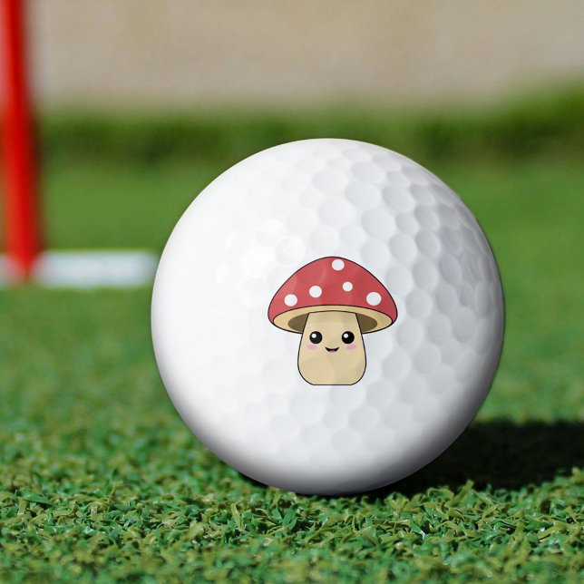 Niedliches Pilz Golfball (Cute Mushroom Golf Balls)