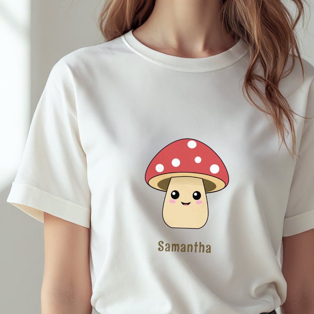 Niedliches Pilz Tri-Blend Shirt (Cute Mushroom TShirt)