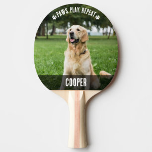 Niedliches Ping Pong Paddel mit 2 Foto Tischtennis Schläger