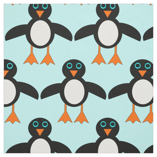 Niedliches Pinguin-Handwerksmaterial Stoff (Muster)